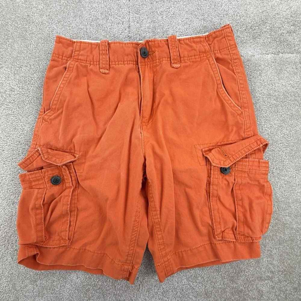 American Eagle Cargo Shorts Orange Men's 30 Inseam 10
